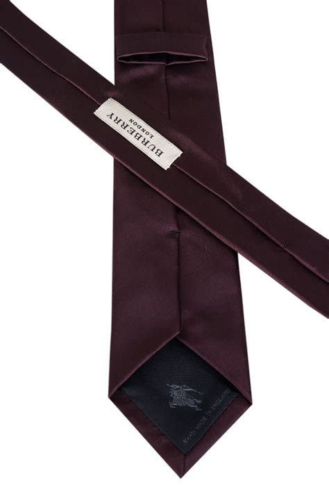 burgundy tie burberry|Burberry ties outlet.